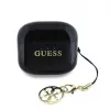 Guess Glossy Effect Printed Classic Logo & Charm TWS Bluetooth-oordopjes met oplaadcase (zwart)