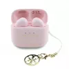 Guess Glossy Effect Printed Classic Logo & Charm TWS-oordopjes roze