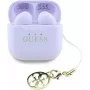 Guess Glossy Effect Printed Classic Logo & Charm TWS-oordopjes lavendel