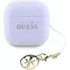 Guess Glossy Effect Printed Classic Logo & Charm TWS-oordopjes lavendel
