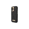 Guess GUHMP16SU4GPRK iPhone 16 6.1 hardcase 4G Logo Plate MagSafe zwart