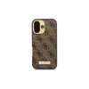 Guess GUHMP16SU4GPRW iPhone 16 6,1 inch bruine hardcase 4G Logo Plate MagSafe