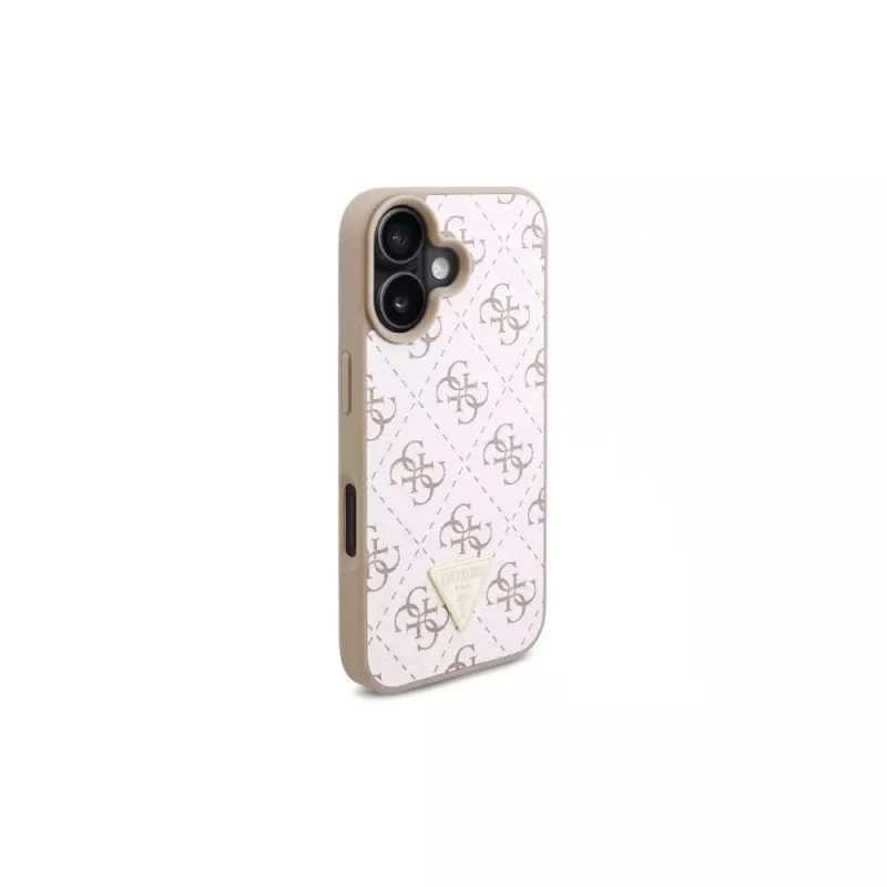 Guess GUHCP16SPG4GPH hardcase voor Apple iPhone 16 6,1 inch wit 4G Triangle