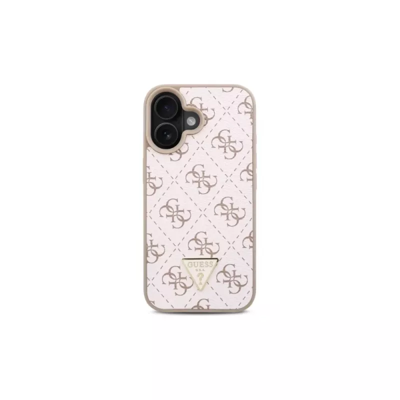 Guess GUHCP16SPG4GPH hardcase voor Apple iPhone 16 6,1 inch wit 4G Triangle