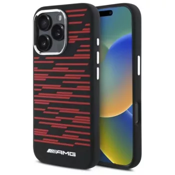 AMG AMHMP16X24SSRRK hardcase voor Apple iPhone 16 Pro Max 6,9 inch silicone Graphics MagSafe zwart