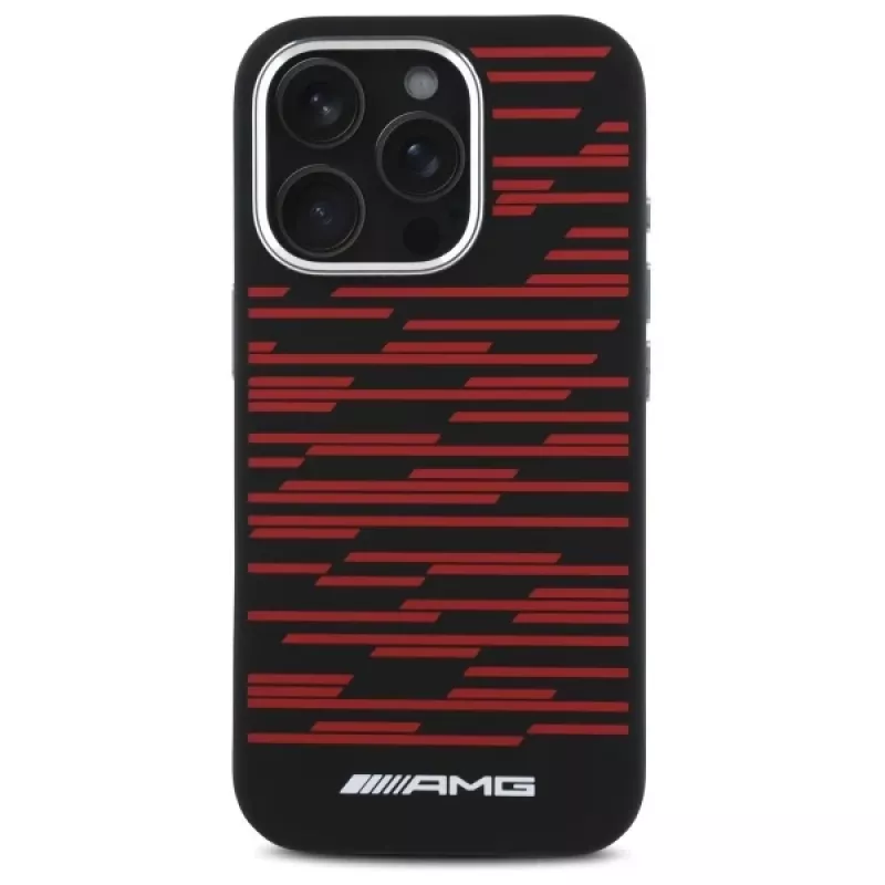 AMG AMHMP16X24SSRRK hardcase voor Apple iPhone 16 Pro Max 6,9 inch silicone Graphics MagSafe zwart