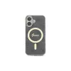 Guess GUHMP16MH4STK hardcase voor Apple iPhone 16 Plus 6,7 inch zwart IML 4G MagSafe