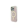 Guess GUHMP16XH4STP hardcase voor Apple iPhone 16 Pro Max 6,9 inch roze IML 4G MagSafe