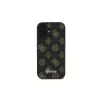 Guess Peony Script MagSafe case voor iPhone 16 Plus (zwart)