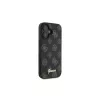 Guess Peony Script MagSafe case voor iPhone 16 Plus (zwart)