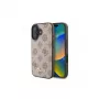 Guess Peony Script MagSafe case voor iPhone 16 (bruin)