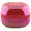Guess 4G Printed Logo True Wireless-oordopjes met oplaadcase - fuchsia iriserend