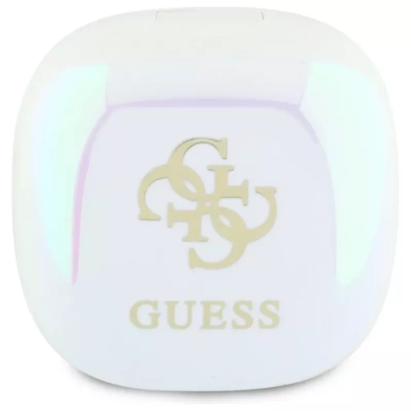 Guess 4G Printed Logo True Wireless Stereo Bluetooth-oordopjes met oplaadcase (wit)