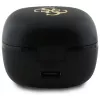 Guess GUTWSJ144ESK True Wireless Stereo Bluetooth-oordopjes met oplaadcase, zwart iriserend 4G Printed Logo