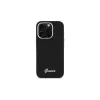 Guess GUHCP16XSMBSLK iPhone 16 Pro Max 6.9 zwarte hardcase Silicone Script Metal Logo & Frame