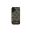 Guess 4G Bottom Stripe Case voor iPhone 16 Plus (bruin)