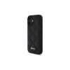 Guess Quilted Metal Logo hardcase voor Apple iPhone 16 Plus 6,7 inch - zwart