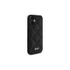 Guess Quilted Metal Logo hardcase voor Apple iPhone 16 Plus 6,7 inch - zwart
