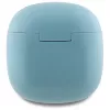 Guess Printed Classic Logo TWS Bluetooth-oordopjes met oplaadcase (turquoise)