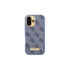 Guess GUHMP16SU4GPRB iPhone 16 6.1 hardcase blauw 4G Logo Plate MagSafe