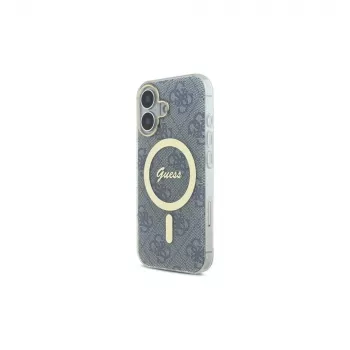 Guess GUHMP16SH4STB iPhone 16 6.1 hardcase IML 4G MagSafe blauw