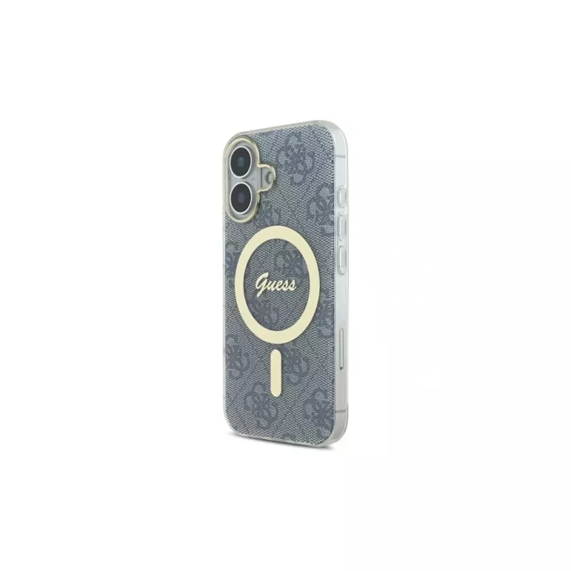 Guess GUHMP16SH4STB iPhone 16 6.1 hardcase IML 4G MagSafe blauw