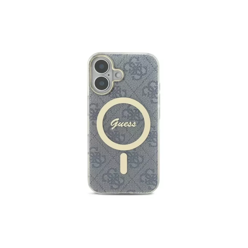 Guess GUHMP16SH4STB iPhone 16 6.1 hardcase IML 4G MagSafe blauw