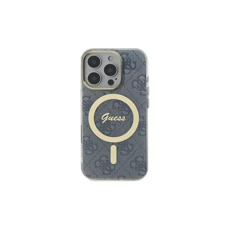 Guess GUHMP16XH4STB hardcase voor Apple iPhone 16 Pro Max 6,9 inch blauw IML 4G MagSafe