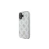 Guess GUHMP16SPGPYSH iPhone 16 6,1 inch witte hardcase Peony Script Logo MagSafe