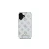 Guess GUHMP16SPGPYSH iPhone 16 6,1 inch witte hardcase Peony Script Logo MagSafe