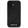 AMG AMHMP16S2SCFR iPhone 16 6,1 inch zwarte hardcase Checkered Flag Pattern MagSafe