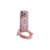 Guess GUHMP16XHCTSGNSP iPhone 16 Pro Max 6,9 inch roze hardcase crossbody koord Script MagSafe