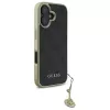 Guess GUHCP16MGF4GGR hardcase voor iPhone 16 Plus 6,7 inch zwart 4G Charms Collection