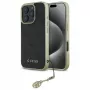 Guess GUHCP16XGF4GGR iPhone 16 Pro Max 6.9 zwarte hardcase 4G Charms Collection