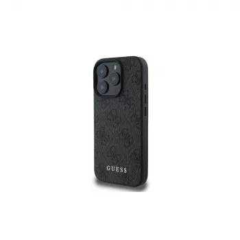 Guess 4G Classic hoesje voor Apple iPhone 16 Pro, zwart