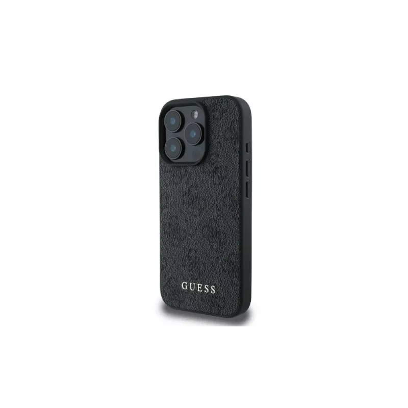 Guess 4G Classic hoesje voor Apple iPhone 16 Pro, zwart