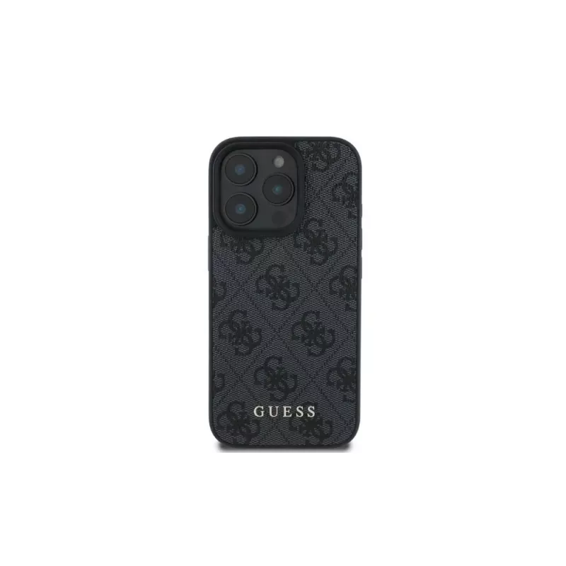 Guess 4G Classic hoesje voor Apple iPhone 16 Pro, zwart