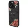 Guess GUHMP16XP4ROPEMCK iPhone 16 Pro Max 6,9 inch zwarte hardcase 4G Flowers Print MagSafe