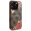 Guess GUHMP16LP4ROPEMCW iPhone 16 Pro Hardcase 4G Flowers Print MagSafe bruin