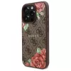 Guess GUHMP16XP4ROPEMCW iPhone 16 Pro Max 6,9 inch Hardcase bruin 4G Flowers Print MagSafe