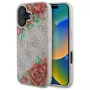 Guess GUHMP16SP4ROPEMCP Hardcase voor Apple iPhone 16 6,1 inch roze bloemenpatroon MagSafe