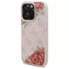Guess GUHMP16XP4ROPEMCP iPhone 16 Pro Max 6,9 inch roze hardcase 4G Flowers Print MagSafe