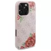 Guess GUHMP16XP4ROPEMCP iPhone 16 Pro Max 6,9 inch roze hardcase 4G Flowers Print MagSafe