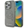 Karl Lagerfeld IML Rhinestones Karl Head Case voor iPhone 16 Pro Max (zwart)
