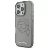 Karl Lagerfeld IML Rhinestones Karl Head Case voor iPhone 16 Pro Max (zwart)