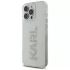 Karl Lagerfeld IML Rhinestones Logo Case voor iPhone 16 Pro, transparant