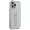 Karl Lagerfeld IML Rhinestones Logo Case voor iPhone 16 Pro, transparant