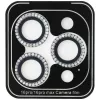 Guess BP Rhinestone 2-in-1 Screen and Camera Lens Protector Set voor Apple iPhone 16 Pro Max - zilver