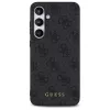 Guess 4G Metal Gold Logo Back Cover voor Samsung Galaxy S24 FE - grijs