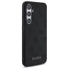 Guess 4G Metal Gold Logo Back Cover voor Samsung Galaxy S24 FE - grijs